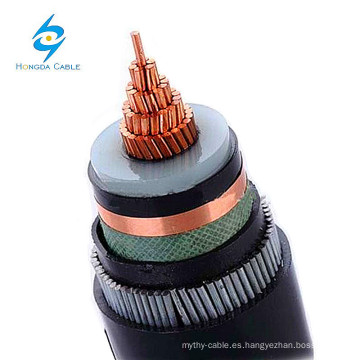 33kV XLPE aislamiento SWA PVC 300mm cable de cobre de una sola base